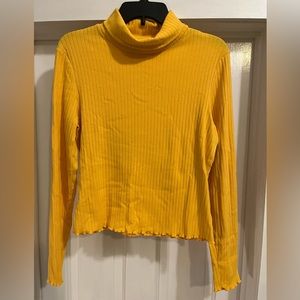 XL - Yellow Turtleneck- Wild Fable